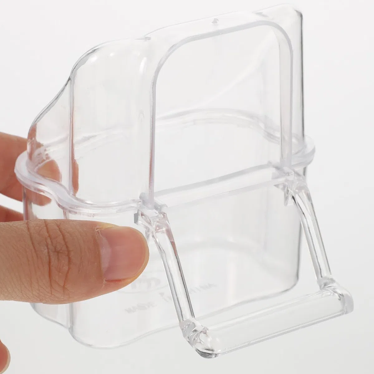 Alimentatore a Gabbia Per Uccelli 4 Pezzi Scatola Alimentare Esterna Trasparente Per Piccioni Pappagalli Canarini Con Ciotola Di Alimentazione E Acqua Facile Da Installare 2.95X2.95X8.19In
