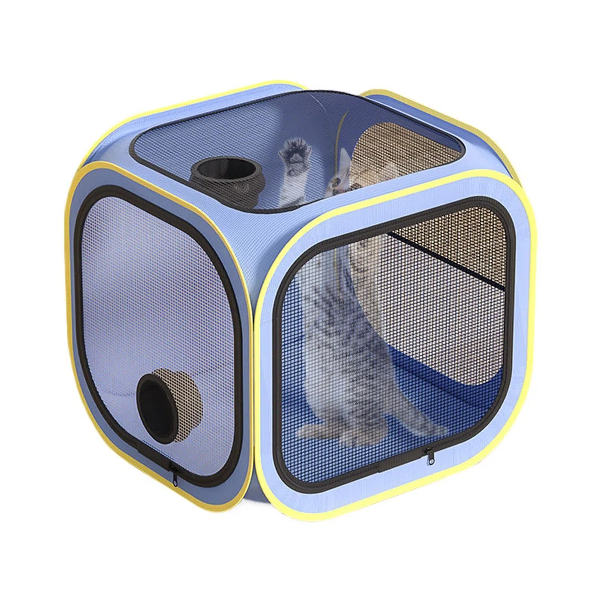 Asciugatore Per Gatti - Gabbia Asciugatura Portatile | Antipelo Volante Per Cani Gatti Cuccioli Casa Interno Esterno Trasportabile
