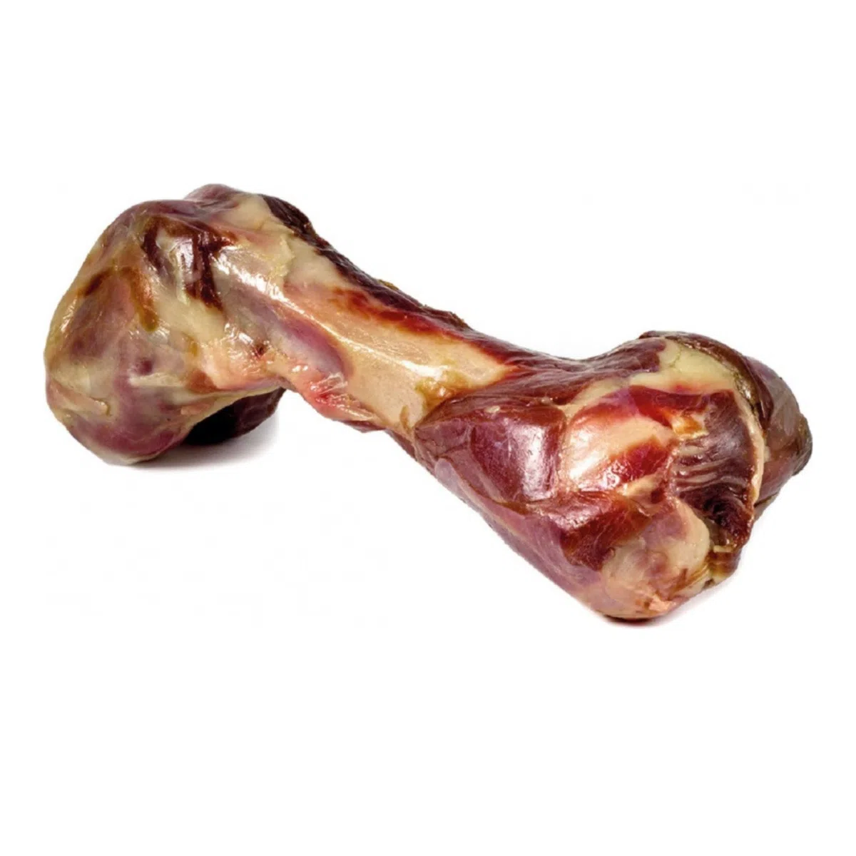 Aimé - Ossa per cane al prosciutto - Confezione da 4 - Ossa da masticare per cane al 100% naturale e dolcetto per tutte le razze e tutte le età - premio