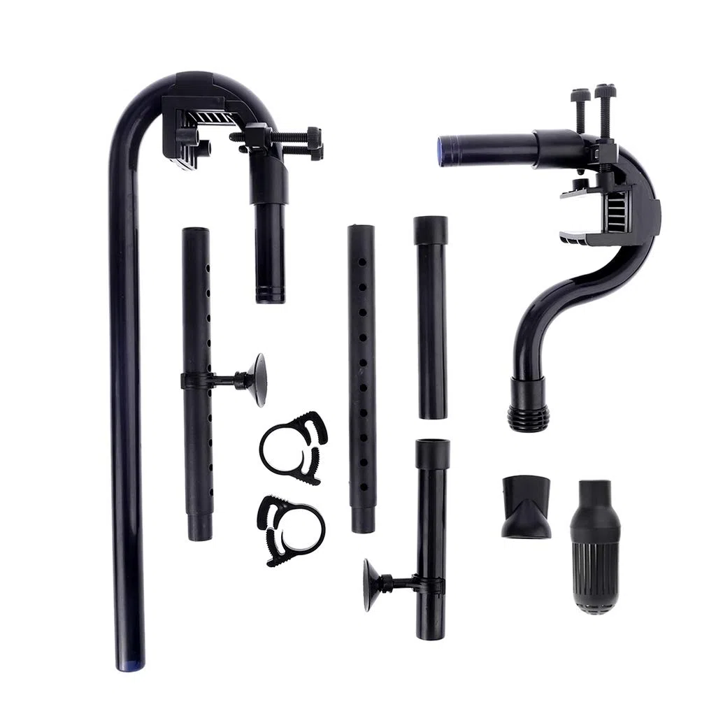 Kit Tubo di Uscita Ingresso Acqua Acquario Serbatoio di Pesce Filtro Esterno Raccordi per Tubi dell'Acqua