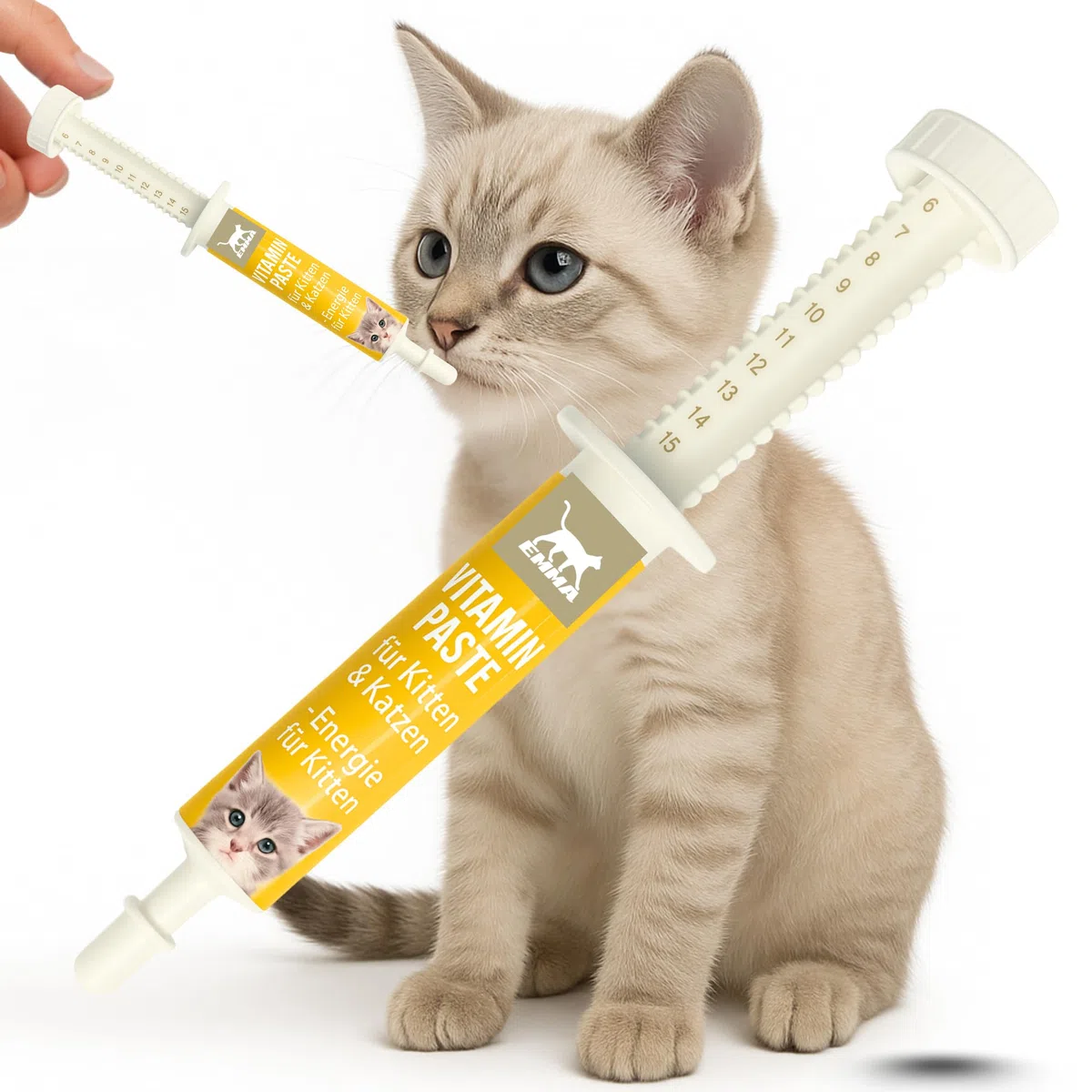 Gatti Multi Vitamine I Pasta vitaminica per gatti 15ml I Complesso vitaminico B altamente dosato per gatti I Vitamine B con vitamina A D C I Energia per anziani Gatto Booster vitaminico