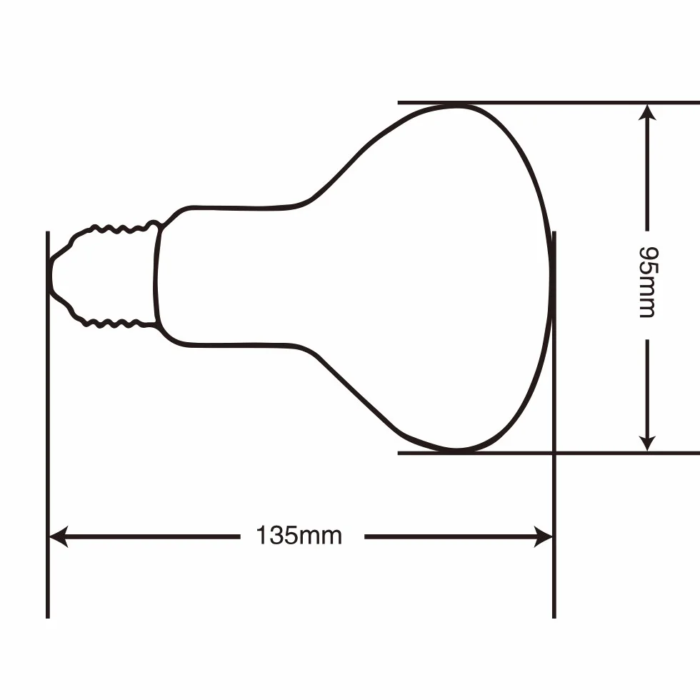Lucky Herp rettile UVA, UVB lampada a vapori di mercurio, filettatura a vite, E27 ,80 W,125 Watt,160 Watt disponibile