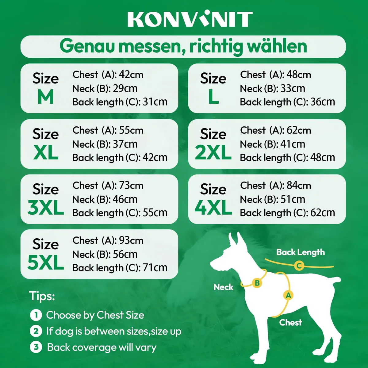 KONVINIT Maglione Cane in Felpa Leggera, Caldo Gilet Invernale con Apertura a U per la Coda, Taglie da M a 5XL Dog Sweater per Cani Medi e Grandi