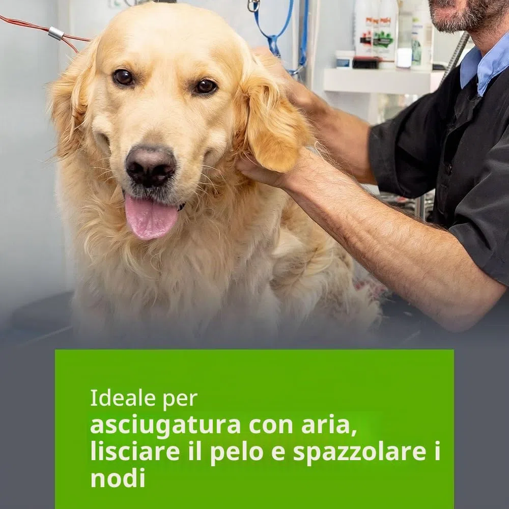 Show Tech Tuffer Than Tangles Long Firm Pin Medium Slicker Brush – Spazzola Professionale per Cani e Gatti con Perni Lunghi 20 mm, Manico Ergonomico, Ideale per Nodi e Manti Folti