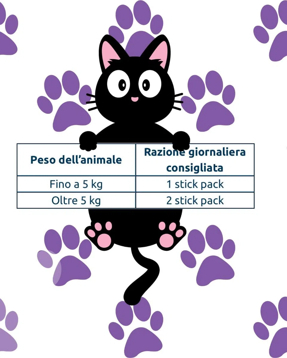 Forza 10 Gatto Defense Multivitamin Adult alimento per gatti adulti di tutte le taglie per mantenere il gatto in un perfetto stato di benessere | 1 confezione da 7 bustine