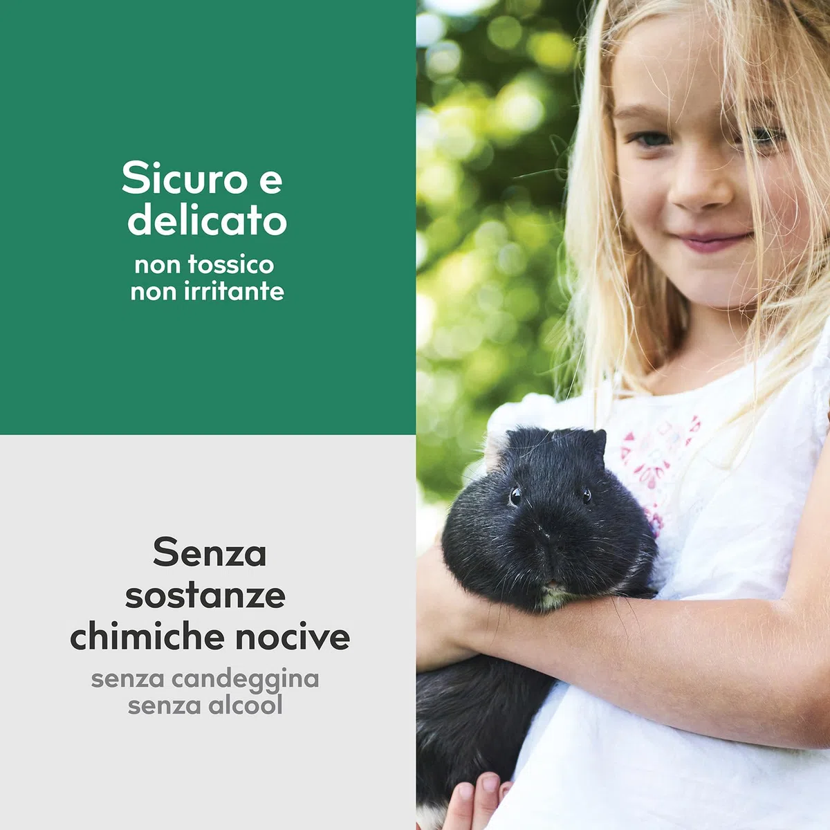 Spray Deodorante per Gabbie di Piccoli Animali – Formula Minerale Inodore – Rimuove l'Odore di Urina da Criceti, Conigli, Porcellini d'India – 266 ml