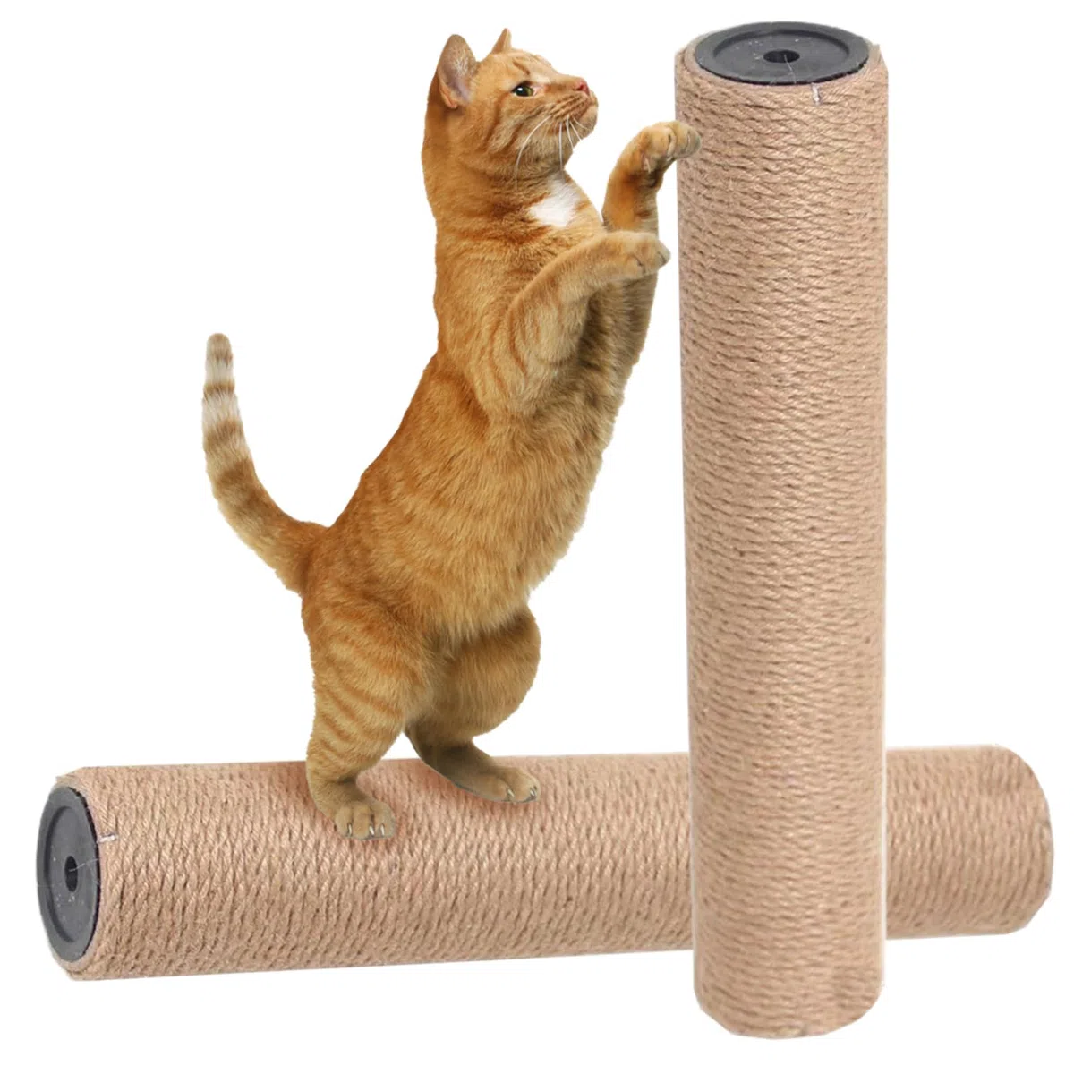 Tiragraffi per gatti di ricambio 2 pezzi di ricambio tiragraffi in iuta alberi per gatti e torri di protezione per mobili fai da te 2, 4x15, 8 pollici
