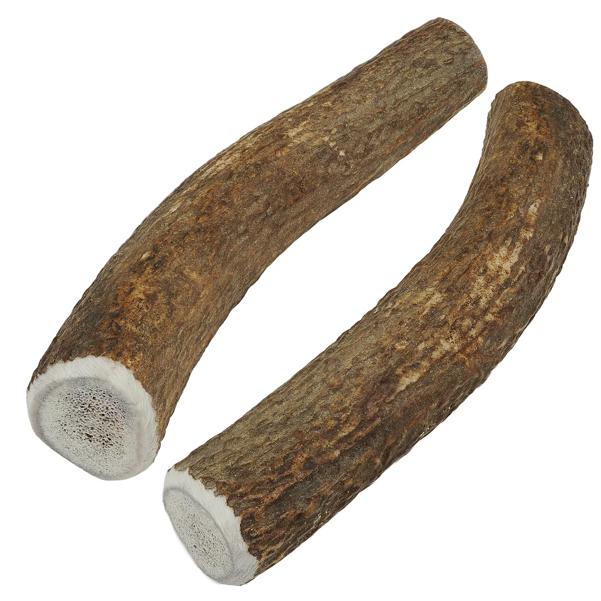 Corno di Cervo Naturale per Cani | Masticatore Dentale Duraturo | Origine Naturale, Senza Additivi | Kira&Gara® (M - 71-100g, Pack de 2)