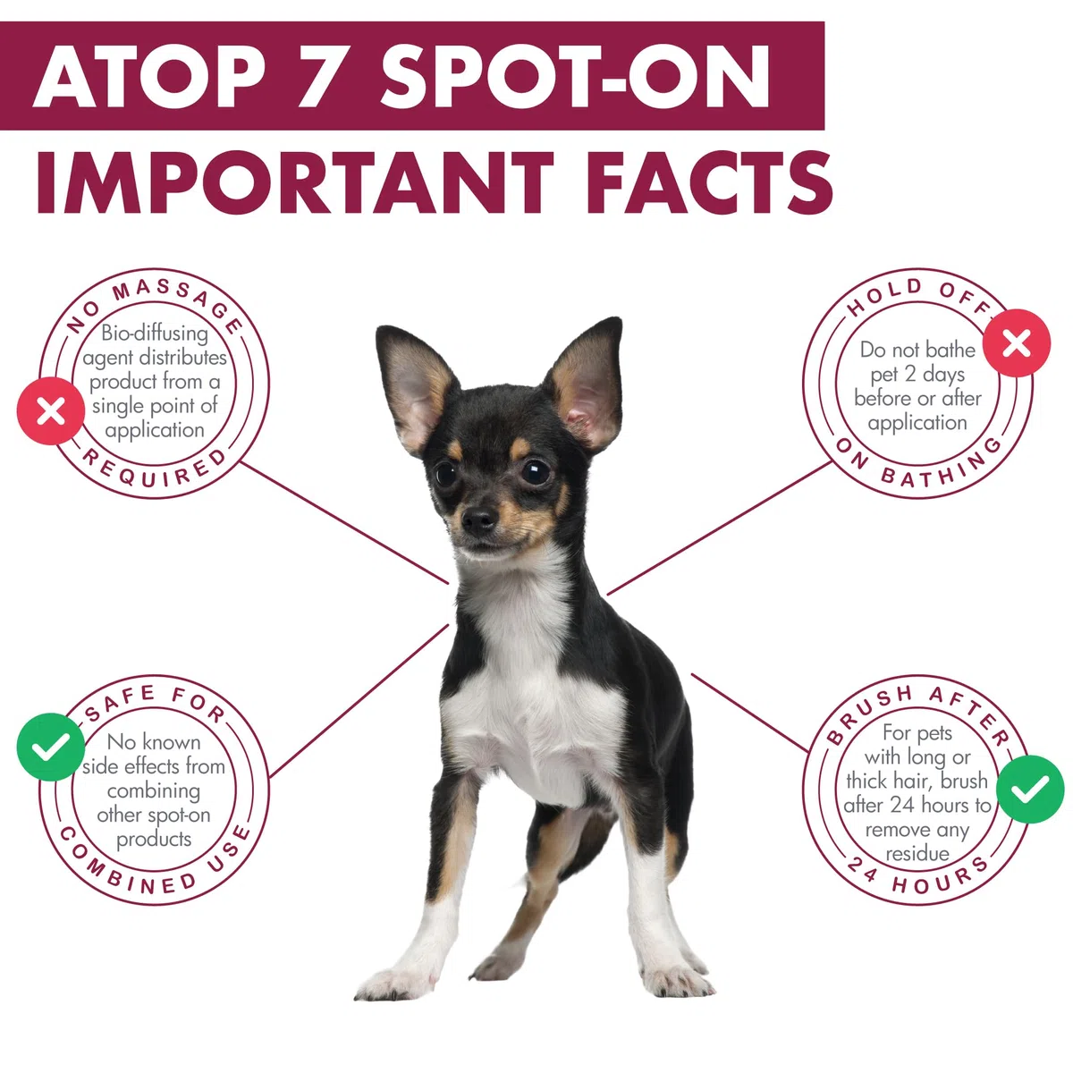 DERMOSCENT ATOP7 SPOT ON PERROS GATOS 0-10KG (NDR)