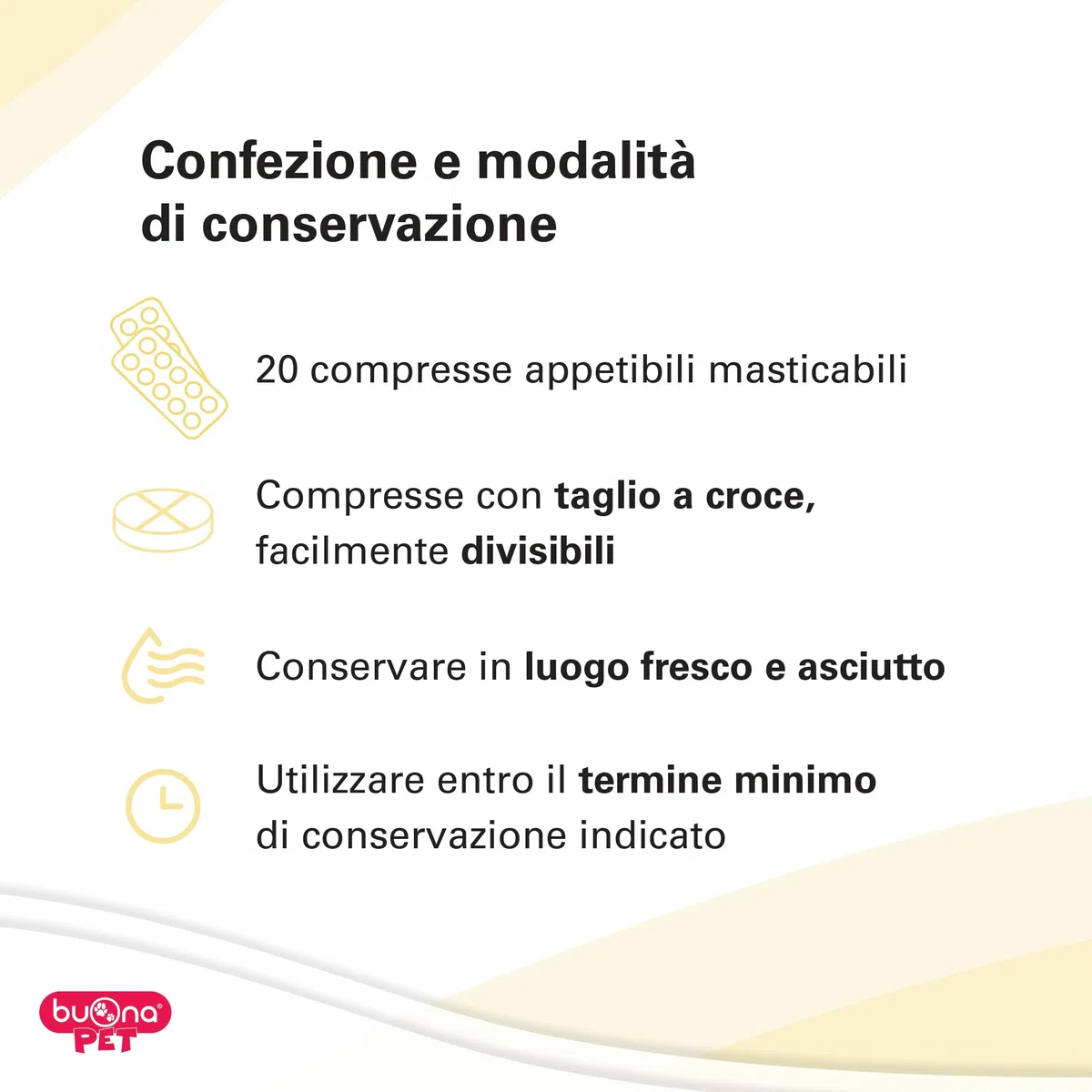 Buona Pet Enterina Flor 20 Cpr di Mangime Complementare per Cani e Gatti, Favorisce il Benessere della Flora Intestinale con Probiotici e Prebiotici, Inulina di Cicoria, Zinco e Pectina, Made in Italy