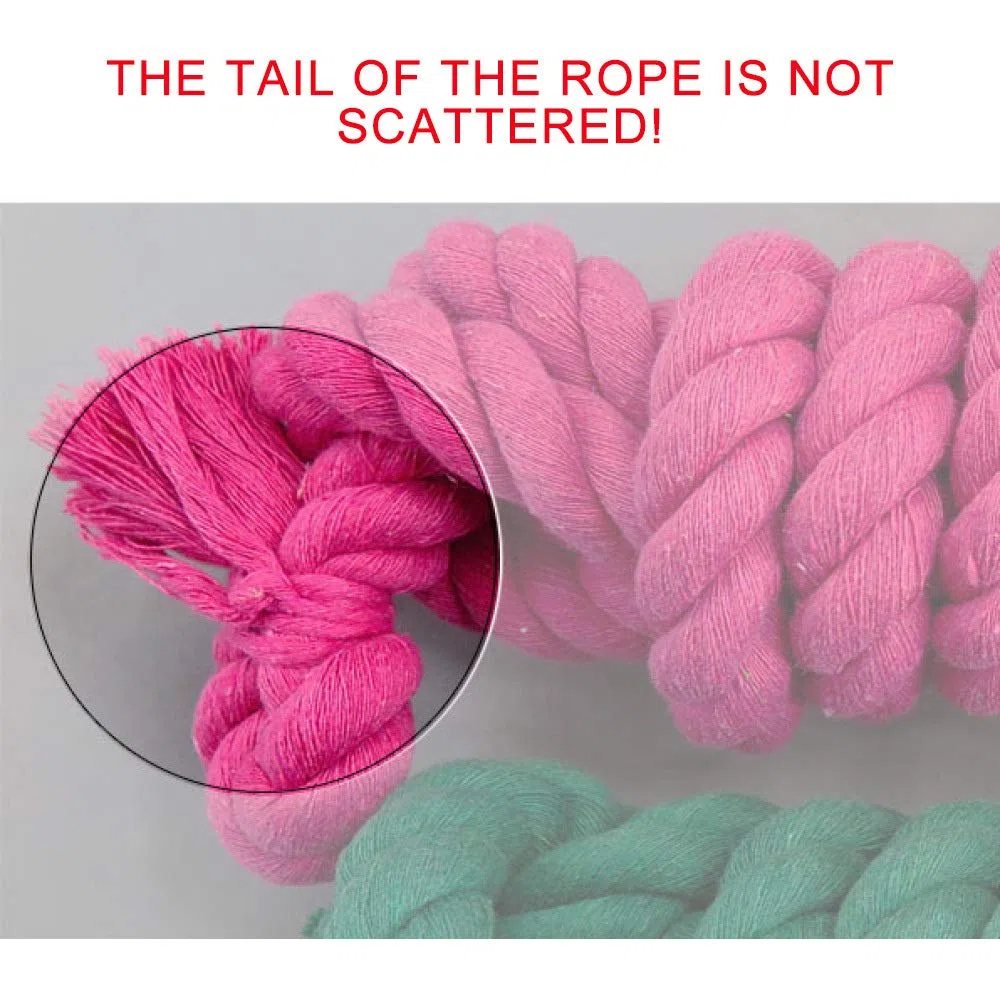 LJQ 100% Cotone Lunghina per Cavalli con Catena Accessori Cavall Corda di Piombo per Cavalli Disegni di Piombo Traino Cavallo di Corda,Pink-2.5meters