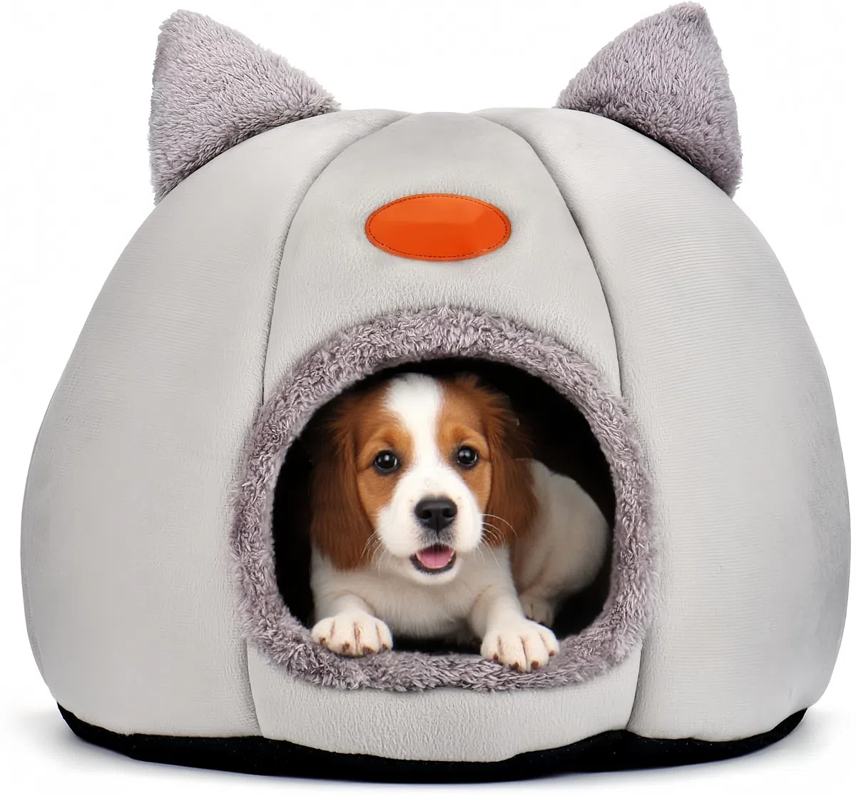 Cuccia per Gatti a Forma di Testa di Gatto | Design 2-in-1 come Tana Morbida o Cuscino | Regalo Perfetto