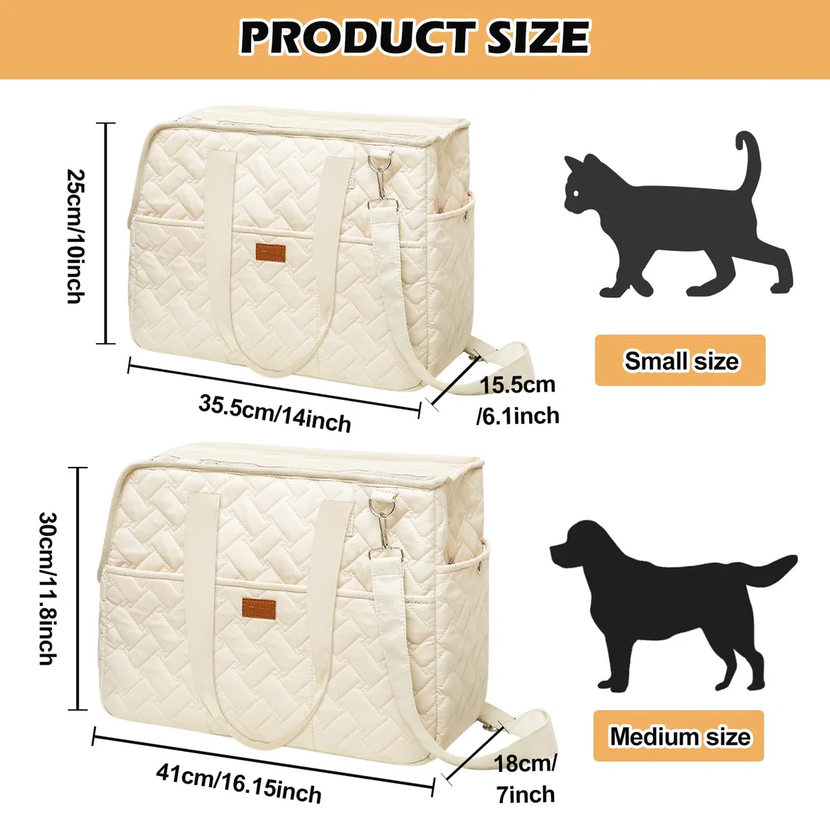 Trasportino per cani fino a 5 kg - Trasportino per cani piccoli e gatti - Pieghevole e traspirante - Con cintura di sicurezza, tasche, borsa per il trasporto - Ideale per l'esterno, i viaggi