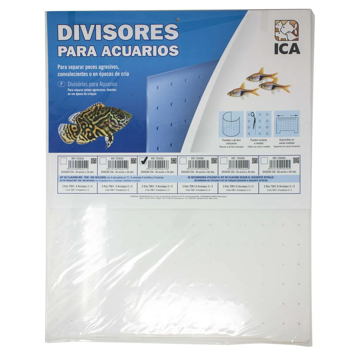ICA Divisorio Serbatoio 40 x 50 cm 280 g