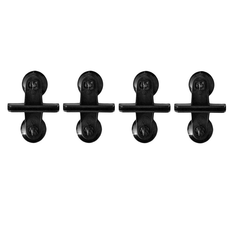 4 Pezzi Fishtank Divisori,Vassoio Acquario Cassa,Acquario con Griglia di Isolamento,con 4 Clip,per Acquari isolare Board Grid Vassoio Egg Crate Filtro Inferiore (Nero)