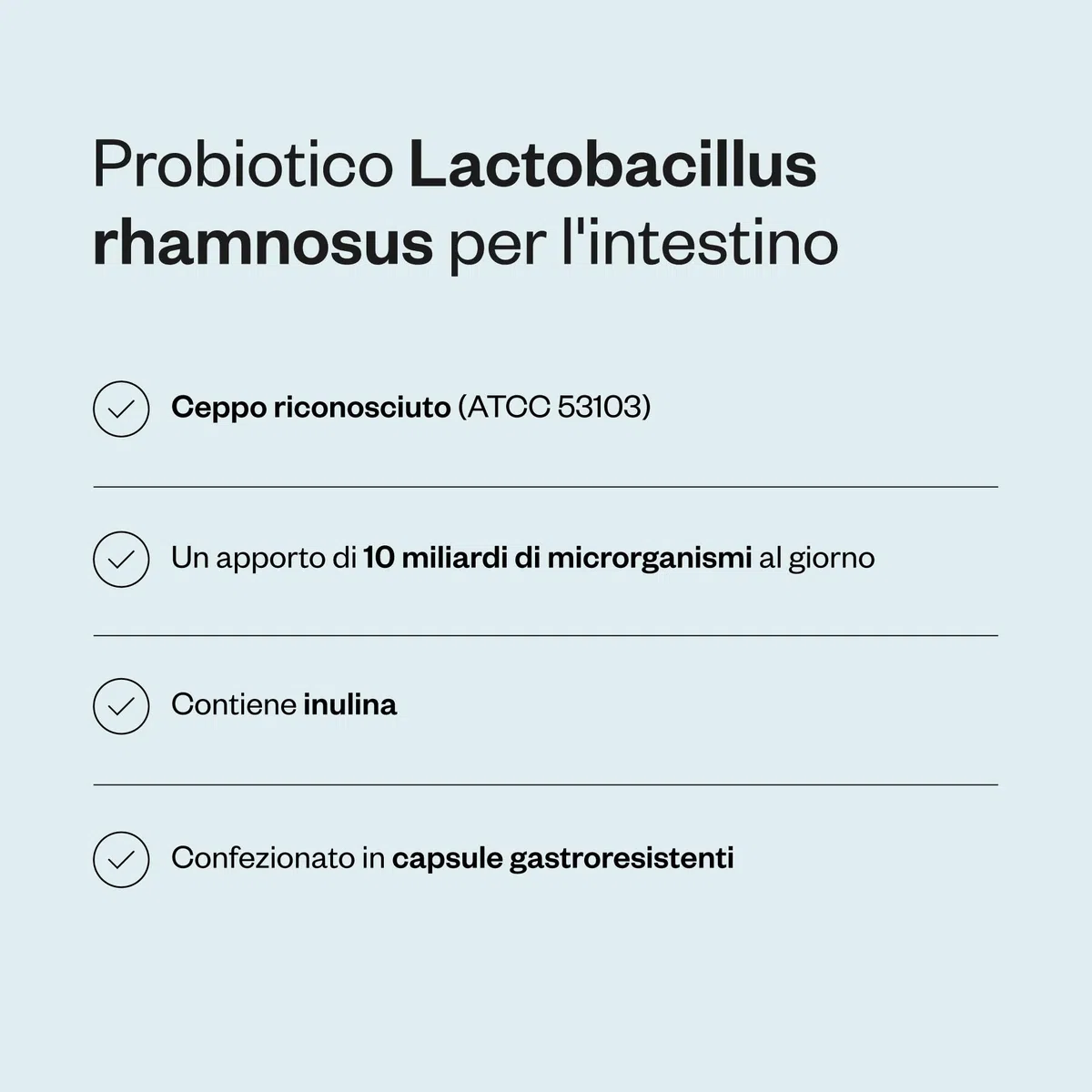 Lactobacillus Rhamnosus GG - Probiotico - Equilibra il Microbiota e la Flora Intestinale - Rinforza il Sistema Immunitario - Stimola la Produzione di Lactobacillus - 60 Capsule - SuperSmart