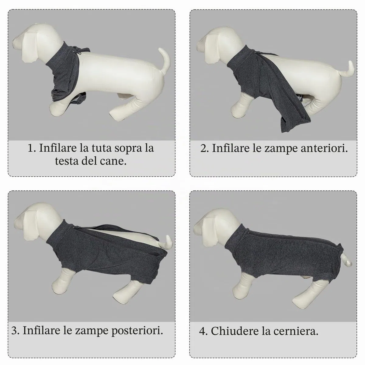 Tutina Post Operatoria Cane Body Post-operatori per Cani Vestito Chirurgico Femmina Tuta Recupero Pigiama Cane Tuta Post Operatoria Cani Alternative al Collare Elisabettiano