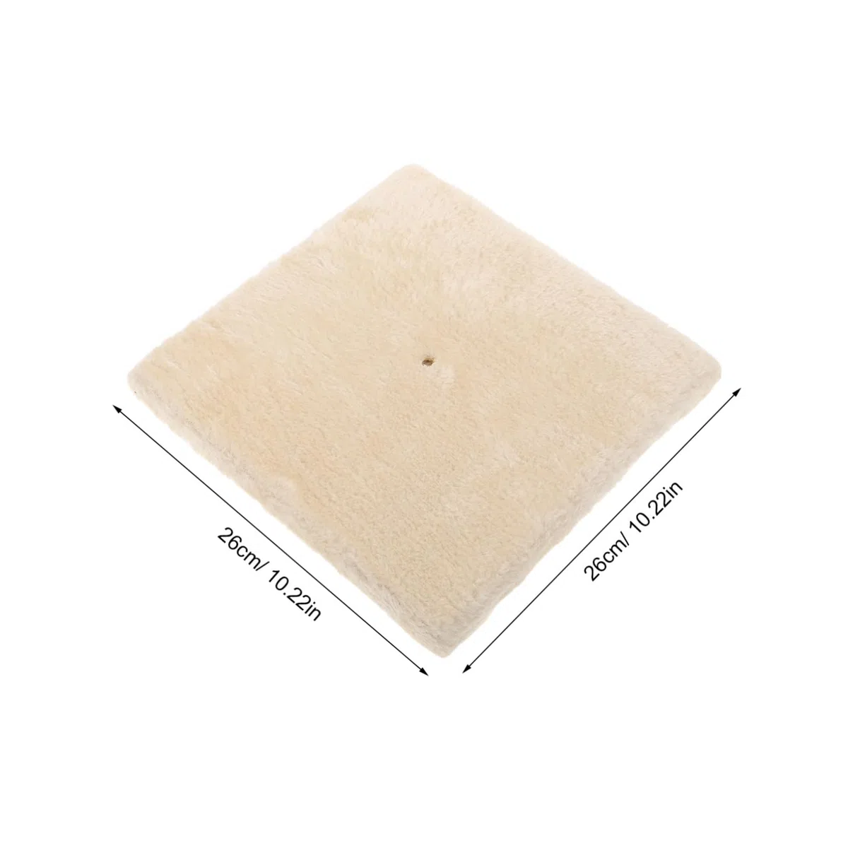 Base di Ricambio per Tiragraffi Gatto M8/m10 in Peluche e Truciolato Beige Finitura Morbida e Supporto Duraturo per Progetti Fai da Te di Albero Tiragraffi in Soggiorno