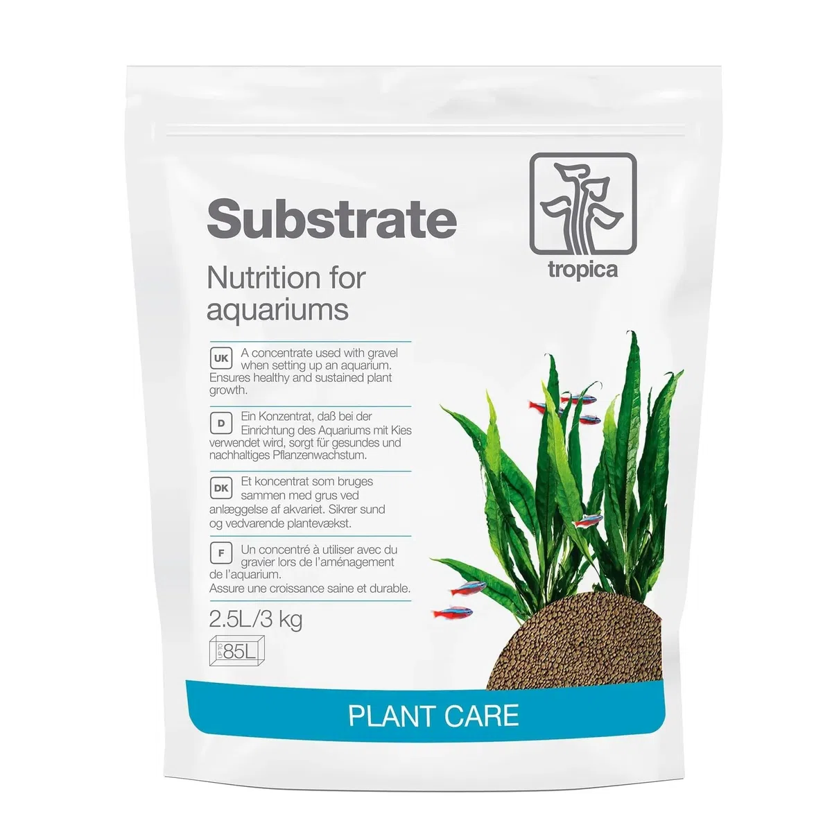 Tropica Plant Growth Acquario Salute del Suolo substrato, 2.5 Litri
