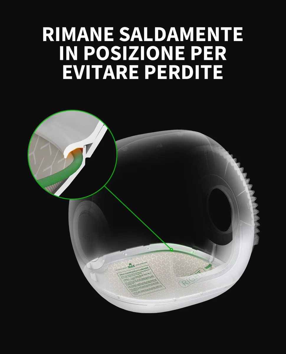 PETKIT Imbottitura Interna Della Lettiera Autopulente per Pura Max 2 e PUROBOT MAX PRO 2, Impermeabile, A Prova di Perdite, Antigraffio, Alta Elasticità