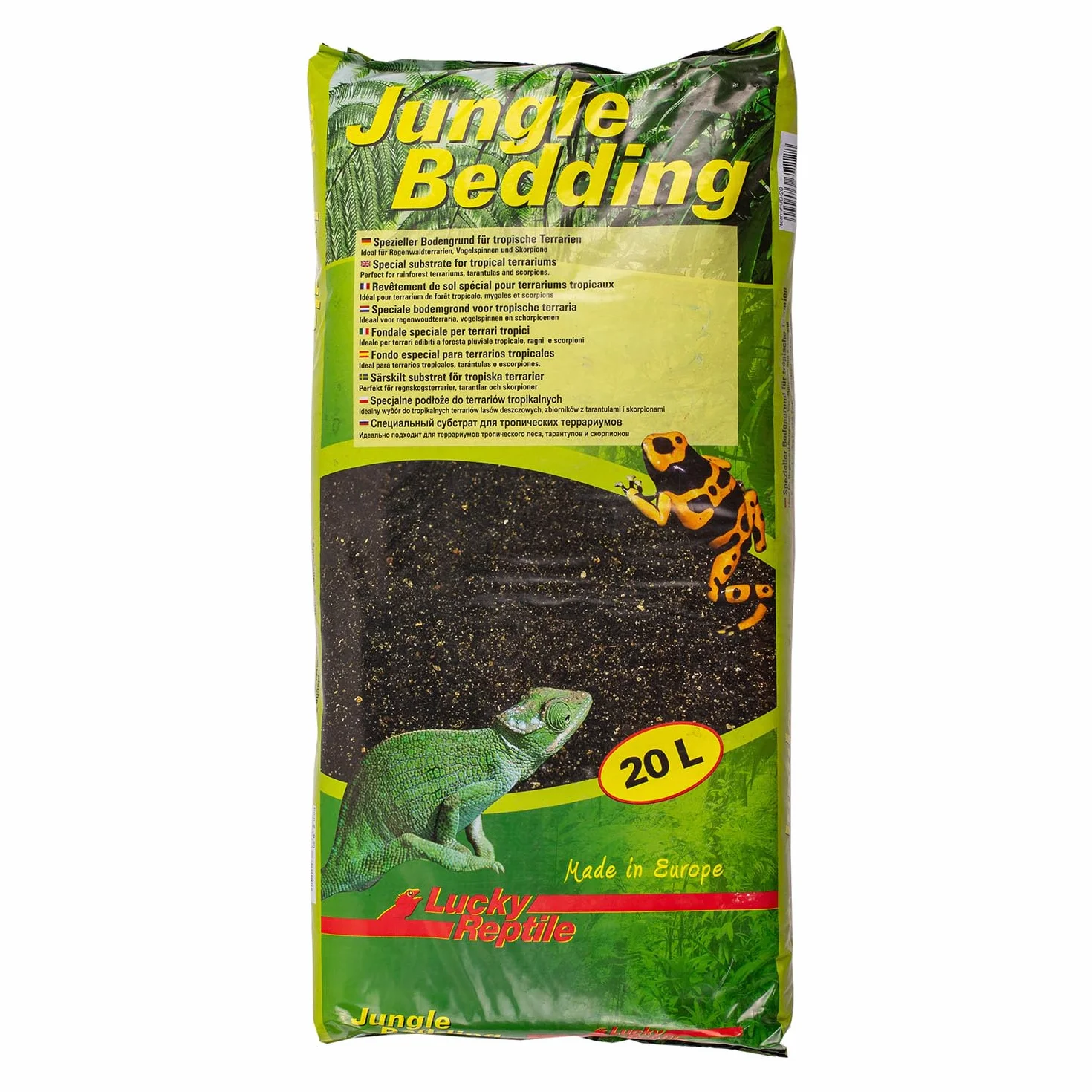 Lucky Reptile, Fondo in Stile jungla