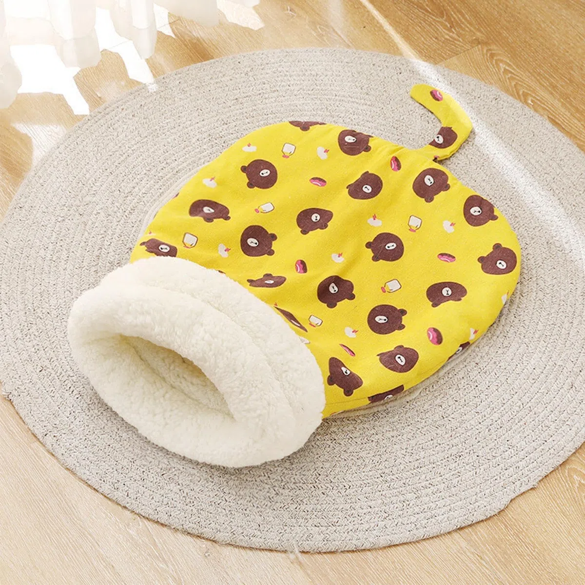 Accogliente Sacco A Pelo Per Gatti, Letto Nidos Per Animali Domestici, Accogliente Sacco A Pelo Per Animali Domestici, Materiale Morbido E Peluche, 50 Cm, Per Gatto Che Dorme E Fa Un