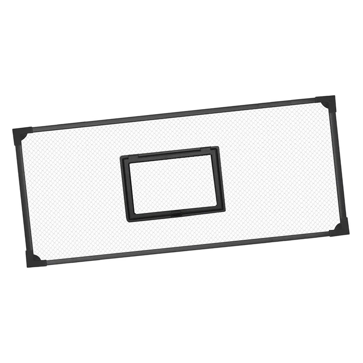 Baoblaze Copertura in Rete da 5 mm per Acquario, Multifunzionale, Resistente all'Usura, Professionale, Installazione Rapida, con Finestra di Alimentazione, 100x40 Cm