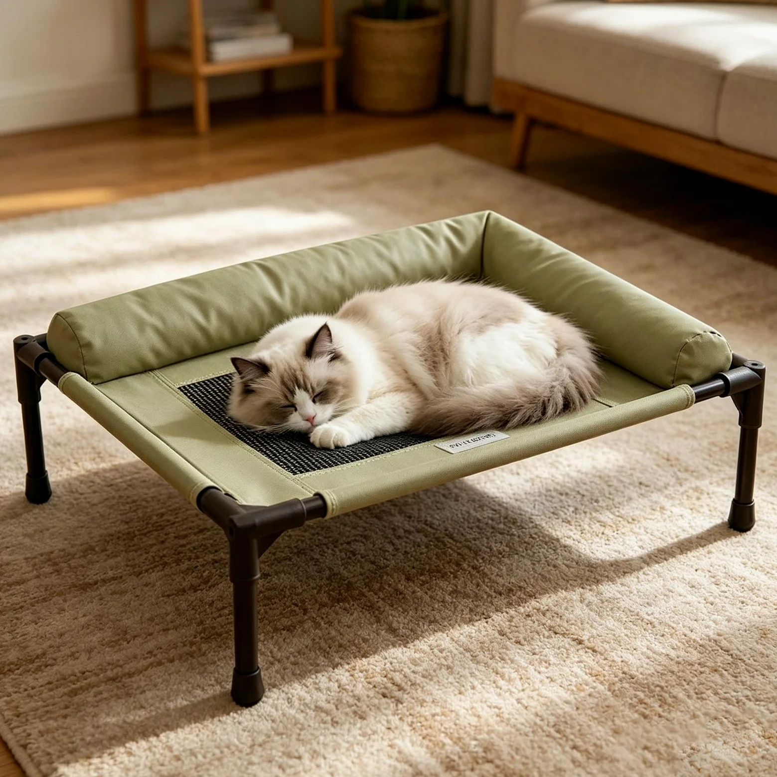 Per Gatti Rialzato - Amaca Lavabile E Traspirante, Grande Lettino Per Cani, Manutenzione Senza Problemi, Comfort Di Raffreddamento Animali Domestici Per Gattini Cuccioli Casa Soggiorno Balcone G